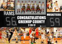 Greenup Co. vs. Raceland Boys Basketball 2-20-17 Game 1