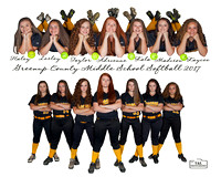Greenup Co. Middle School Softball 2017 8th Grade