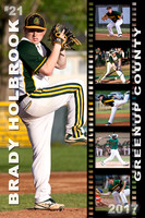 GC Baseball Senior Posters 2017