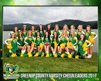 Greenup County Varsity Cheerleaders 2017