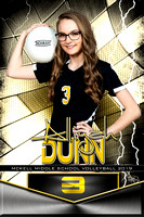 McKell Middle School Volleyball 8th Grade Banners