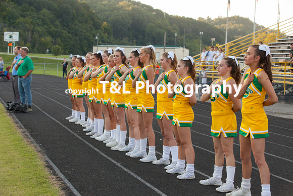 Greenup County Varsity Cheerleaders 08-18-2017